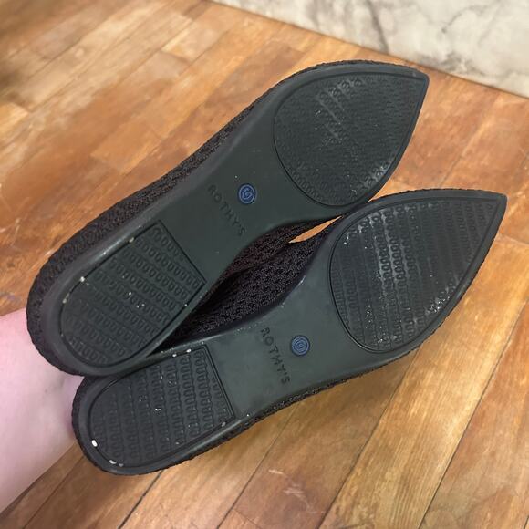 Rothys Black Honeycomb - size 7 - Picture 3 of 7